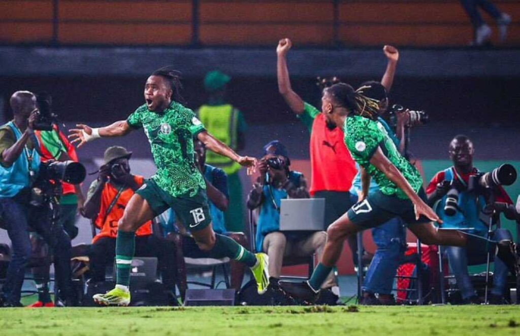 afcon-2023:-lookman-leads-nigeria-to-semis-in-thrilling-victory-over-angola