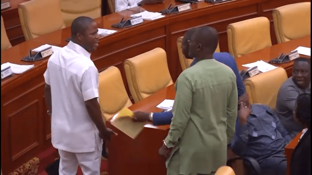 parliament:-ken-agyapong,-sly-tetteh-in-near-brawl