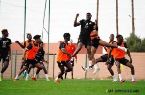otto-addo-trains-with-23-black-stars-players-ahead-of-nigeria-friendly