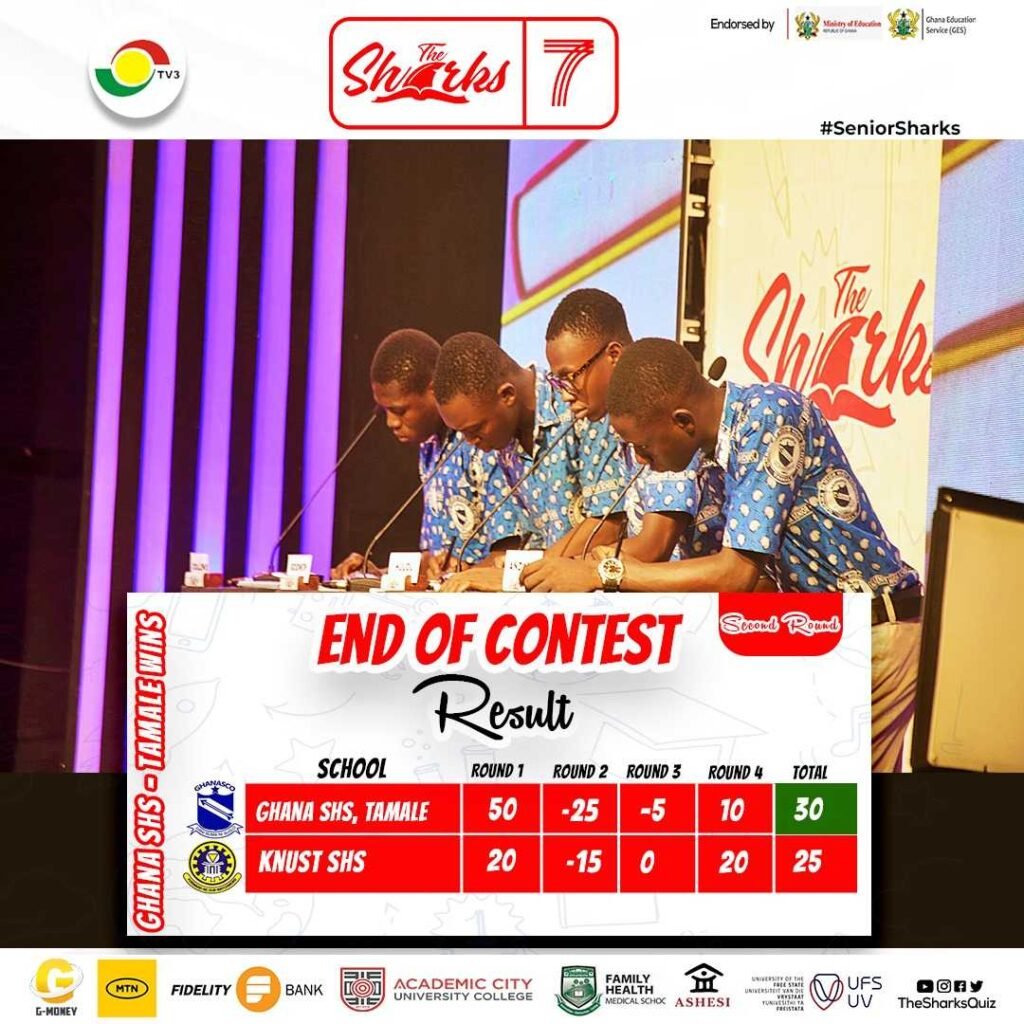 the-sharks-quiz-7:-ghana-shs-pip-knust-shs-in-low-scoring-contest