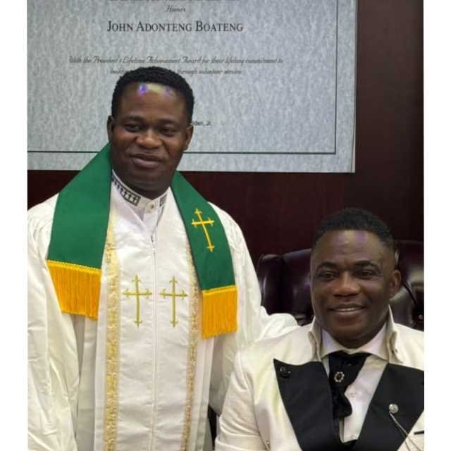 great-ampong-ordained-as-reverend-minister-in-us,-apologises-to-daddy-lumba-over-feud