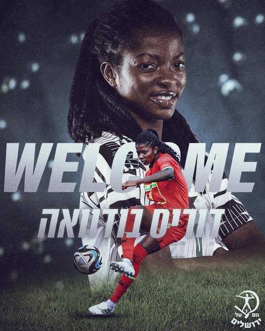 black-queens-striker-doris-boaduwaa-joins-hapoel-jerusalem-in-israel