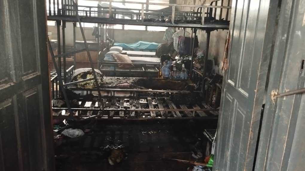 takoradi:-fire-guts-ahantaman-shs-dormitory,-5-students-lose-everything