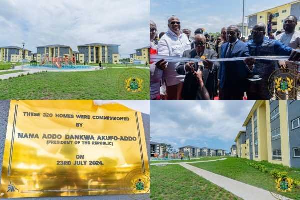 akufo-addo-inaugurates-320-housing-units-for-police-service-in-tesano