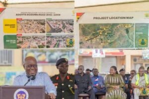 akufo-addo-cuts-sod-for-reconstruction-and-dualisation-of-adenta-dodowa-road