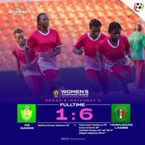 caf-women’s-champions-league:-hasaacas-ladies-miss-out-on-qualification-despite-6-1-win